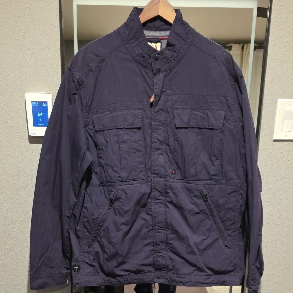 Relwen Men's Xxl Dark Blue Sailcloth Lightweight Jacket